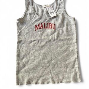 Brandy Melville Gray Malibu Tank Top